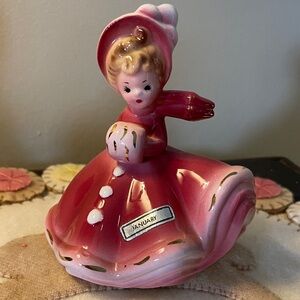 Vintage Josef Originals Doll of the Month January Figurine